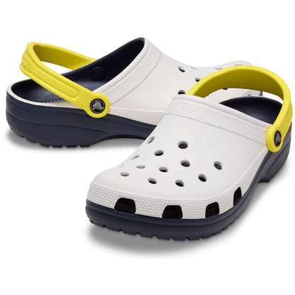 Crocs Zuecos Deportivos Retro Clásicos Unisex (Blanco / Talla 12 Mujer y 10 Hombre)