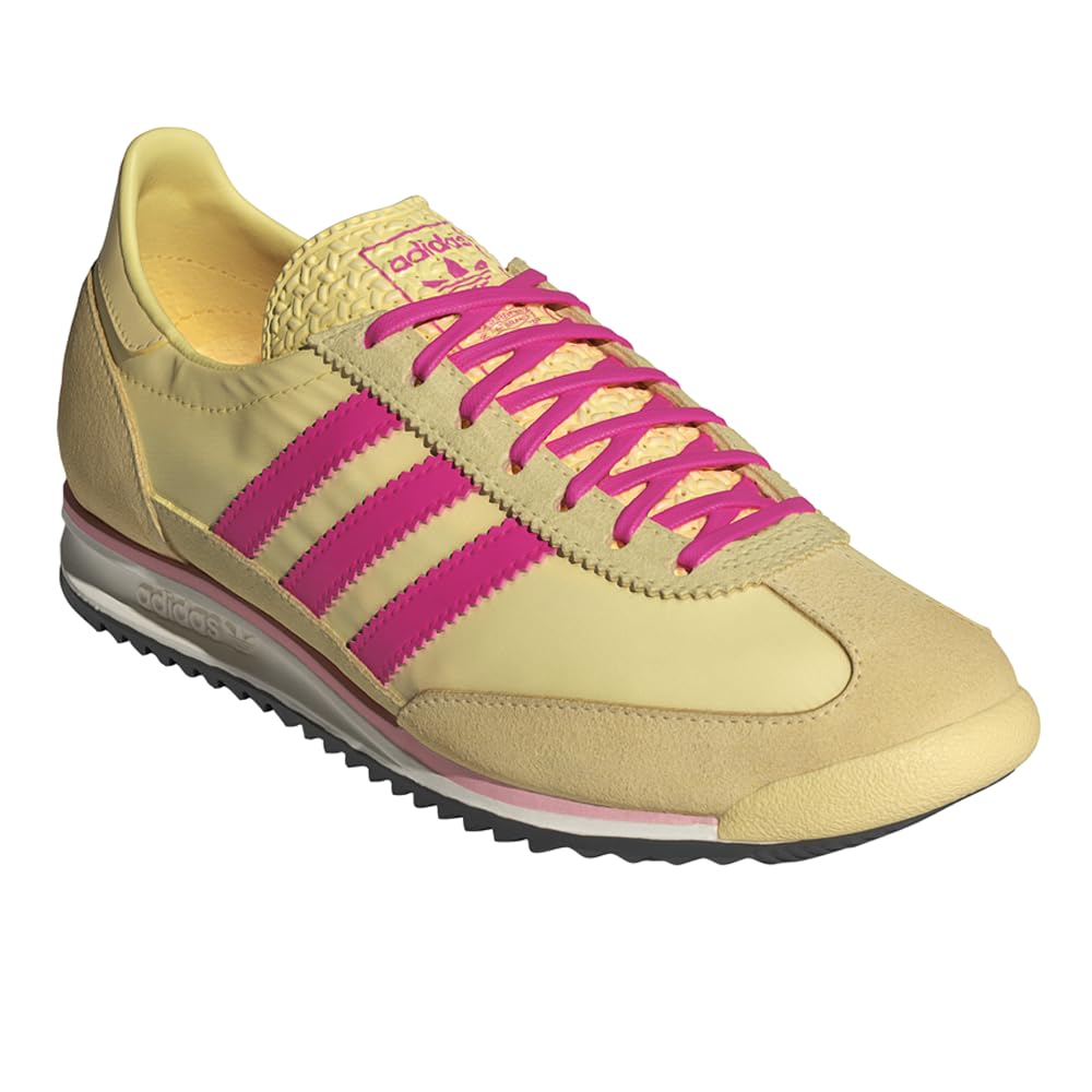 adidas Womens Sl 72 Og Lace Up Sneakers Shoes Casual - Yellow -