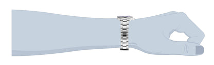 Invicta Men's Pro Diver Quartz Watch with Stainless Steel Strap, Silver, 20 (Model: 26971)