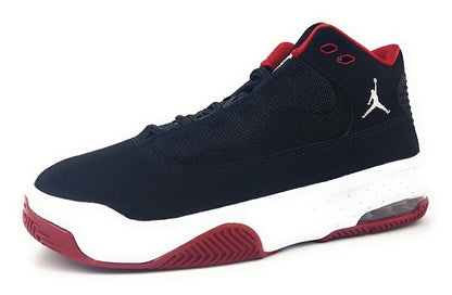 Jordan Max Aura 2 Big Kid Shoes, Black/White-Gym Red CN8094