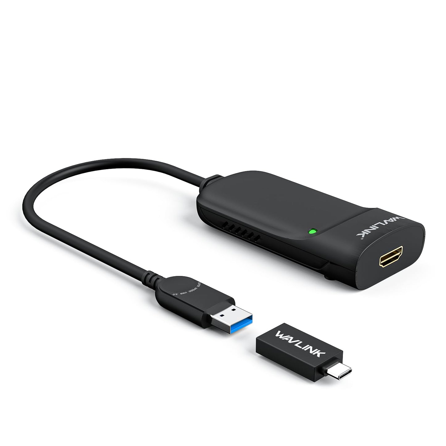 WAVLINK Adaptador de Video Universal USB 3.0/USB C a HDMI