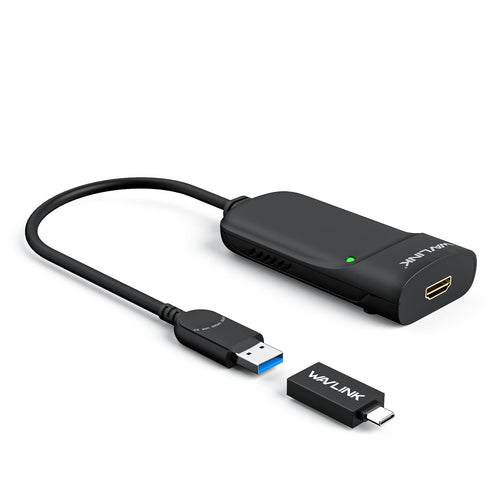 WAVLINK Adaptador de Video Universal USB 3.0/USB C a HDMI