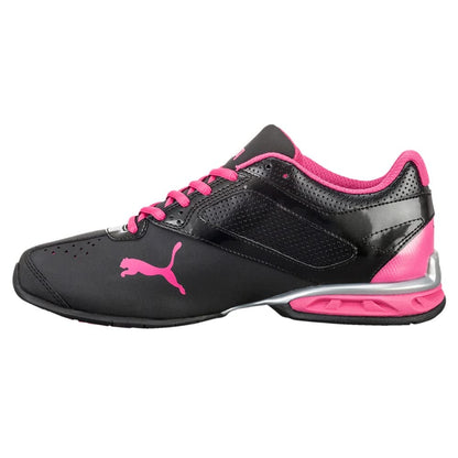 PUMA Women's Tazon 6 Sneakers, Puma Black/Puma Silver/Beetroot Purple