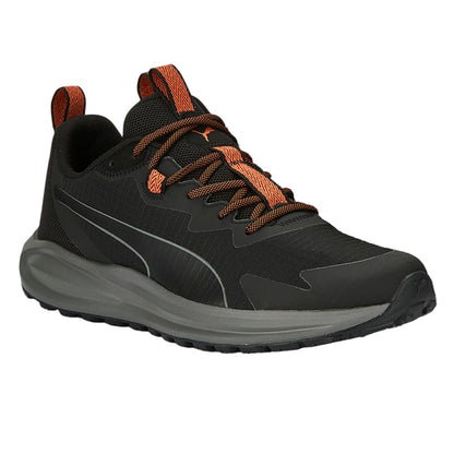 PUMA Mens Twitch Runner Trail Trail Running Sneakers Shoes - Black -