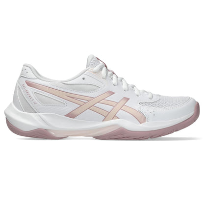 ASICS Women's Gel-Rocket 12 Volleyball Shoes, White/Pearl Pink