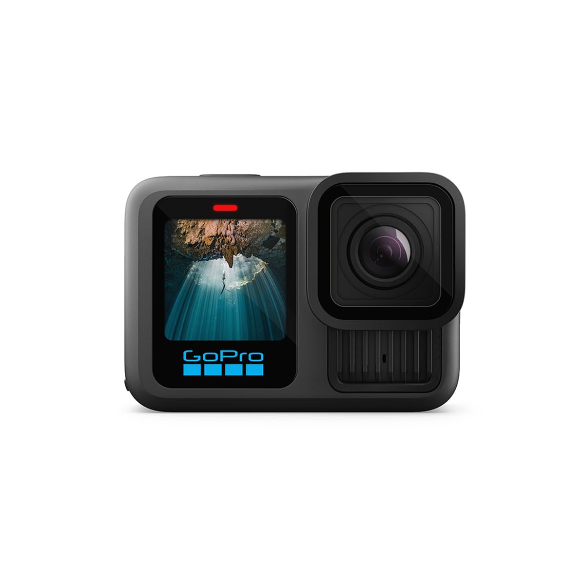 GoPro HERO13 Black Waterproof Action Camera with 5.3K60 Video, 27MP Photos, Enduro 1900mAh Battery, 64GB SanDisk microSD Card, 47-Piece Accessory Kit, 1-Year Warranty