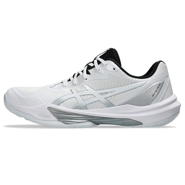 ASICS Men's Sky Elite FlyteFoam 3 Volleyball Shoes, White/White