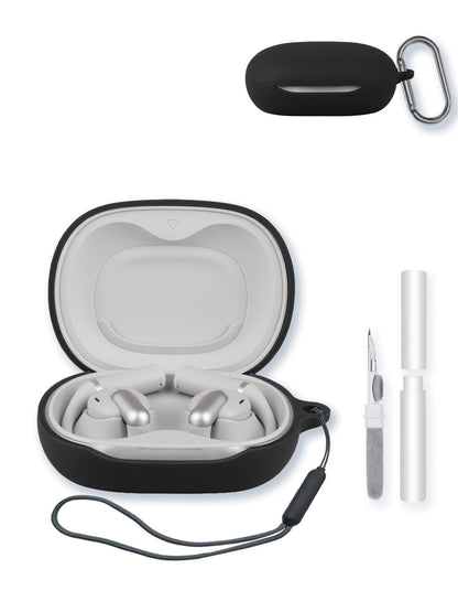 BOVUGAC Funda de Silicona para Auriculares JBL Sense PRO (Negro)