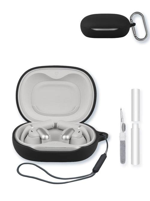 BOVUGAC Funda de Silicona para Auriculares JBL Sense PRO (Negro)