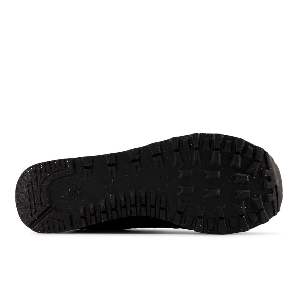 New Balance Women's 574 V2 Sneaker, Black/Metallic Black