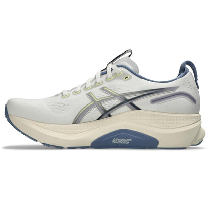ASICS Men's Gel-Kayano 32 Running Shoes, Cream/Denim Blue