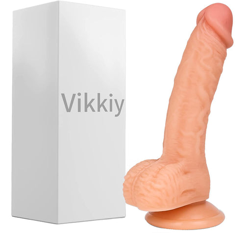 Vikkiy Consolador Realista de 7.3 Pulgadas