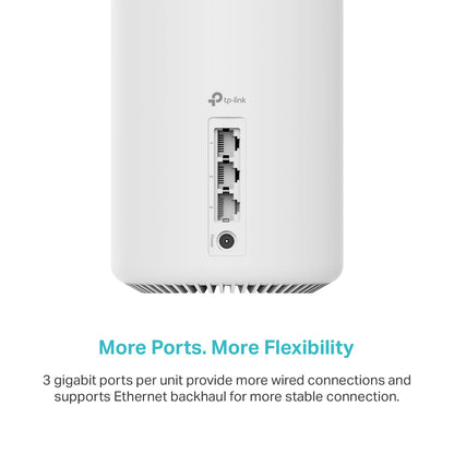 TP-Link Deco XE75 Sistema de Malla WiFi 6E Tribanda (Paquete de 3)