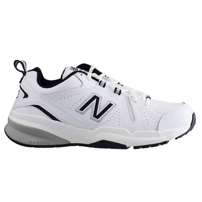 New Balance Men's 608 V5 Casual Comfort Cross Trainer, White/Navy