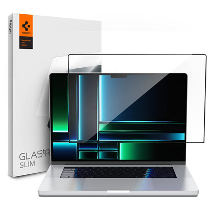 Spigen Protector de Pantalla de Vidrio Templado GlasTR Slim (MacBook Pro 14")