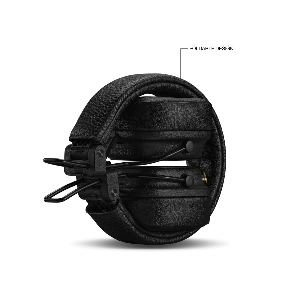 Marshall Major V On-Ear Wireless Bluetooth Headphones - Black