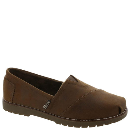 Skechers BOBS Womens Chill Lugs-Urban Spell Loafer, Brown