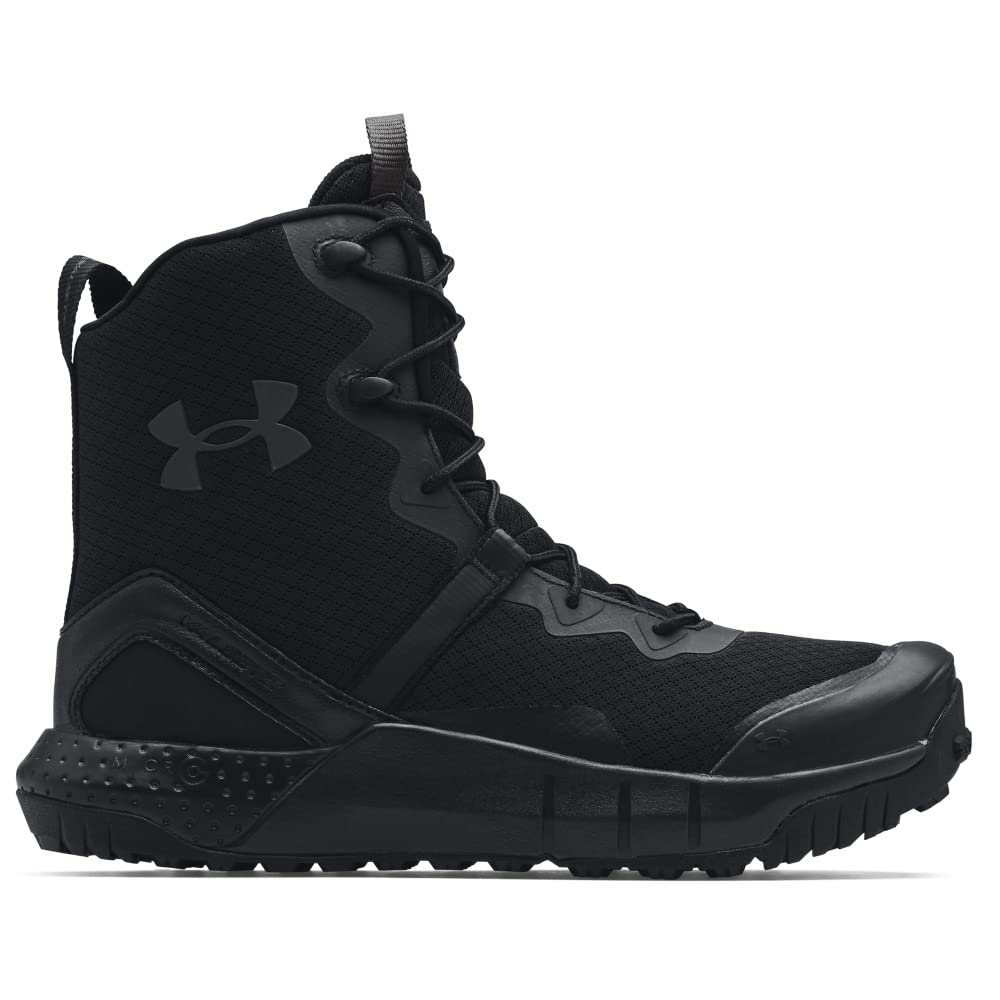 Under Armour Men's Micro G Valsetz Zip Tactical Boot, Black/Black