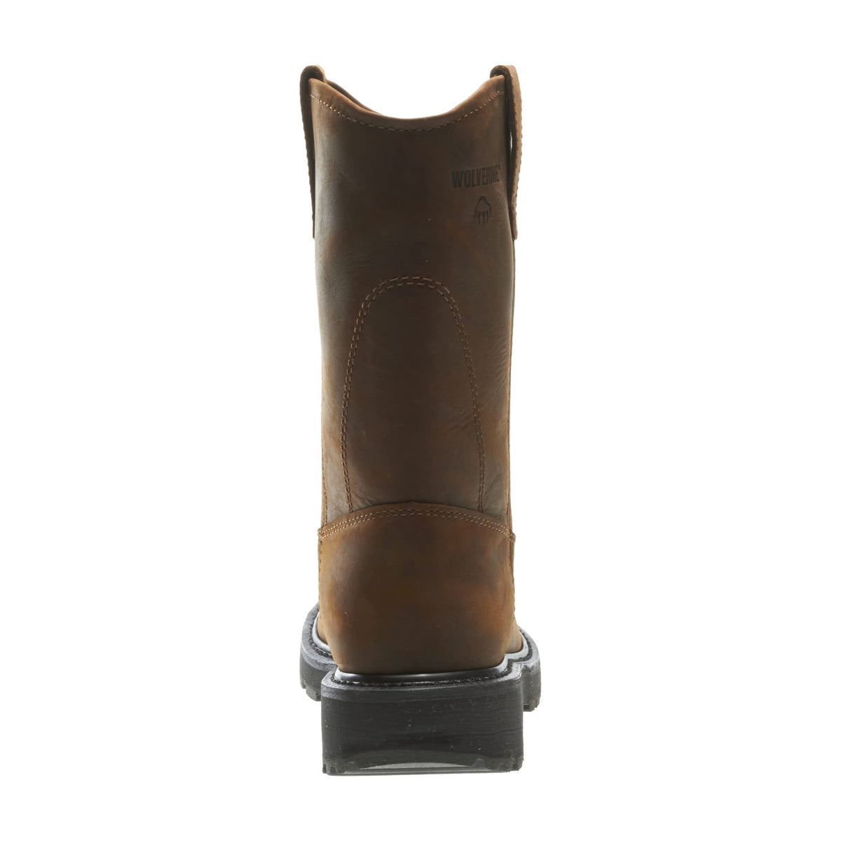 WOLVERINE mens DD Work Wellington Dark Brown 12 XW US