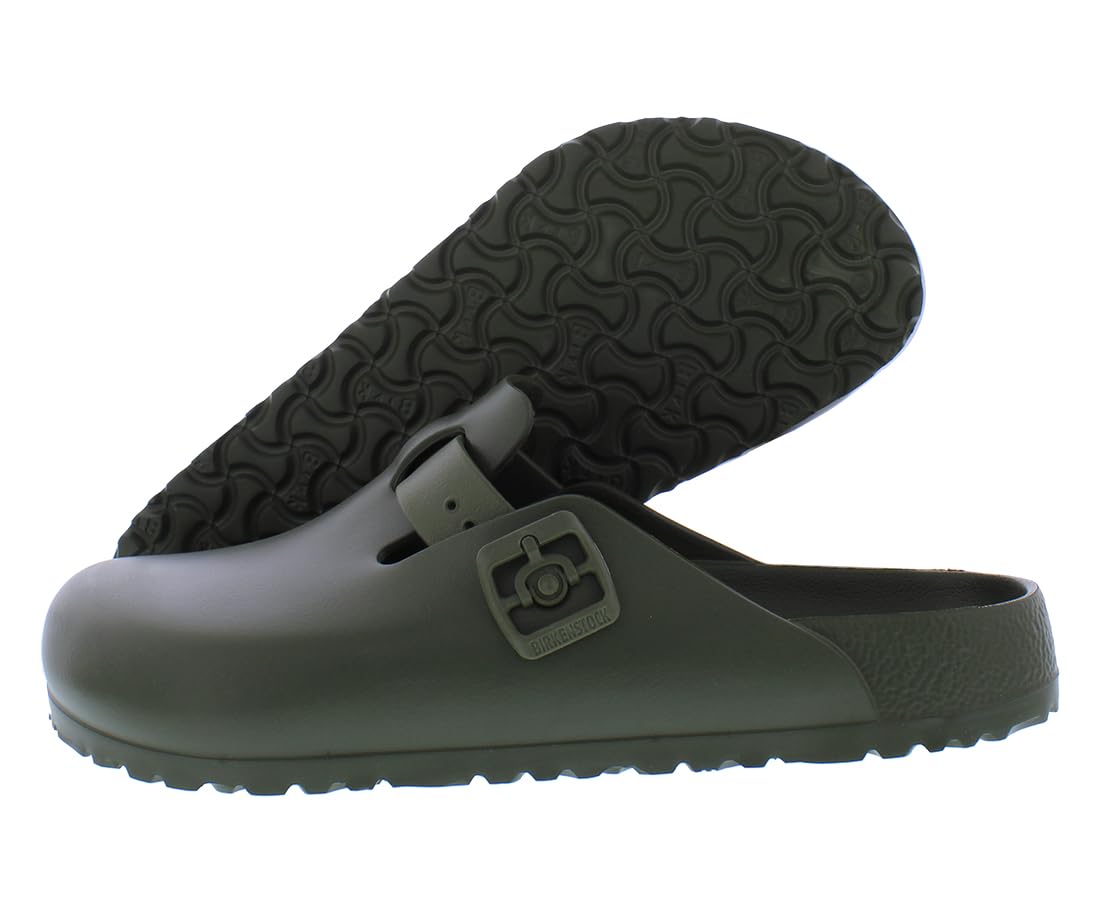 Birkenstock Unisex Boston Essentials EVA Clogs, Khaki, Unisex