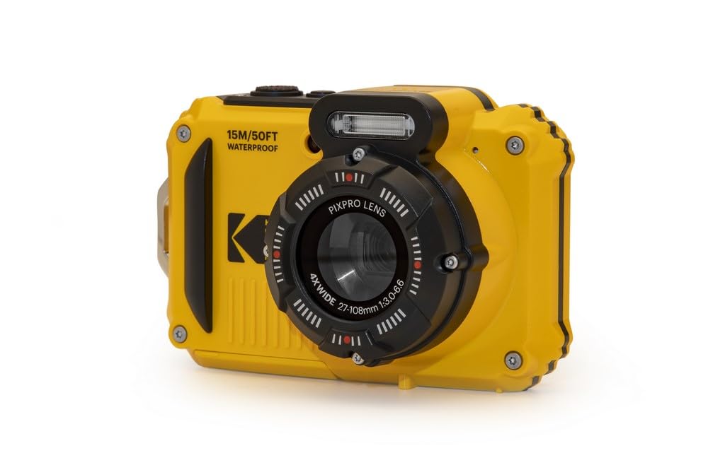 KODAK Cámara Digital Impermeable PIXPRO WPZ2 (Amarillo / 16MP)