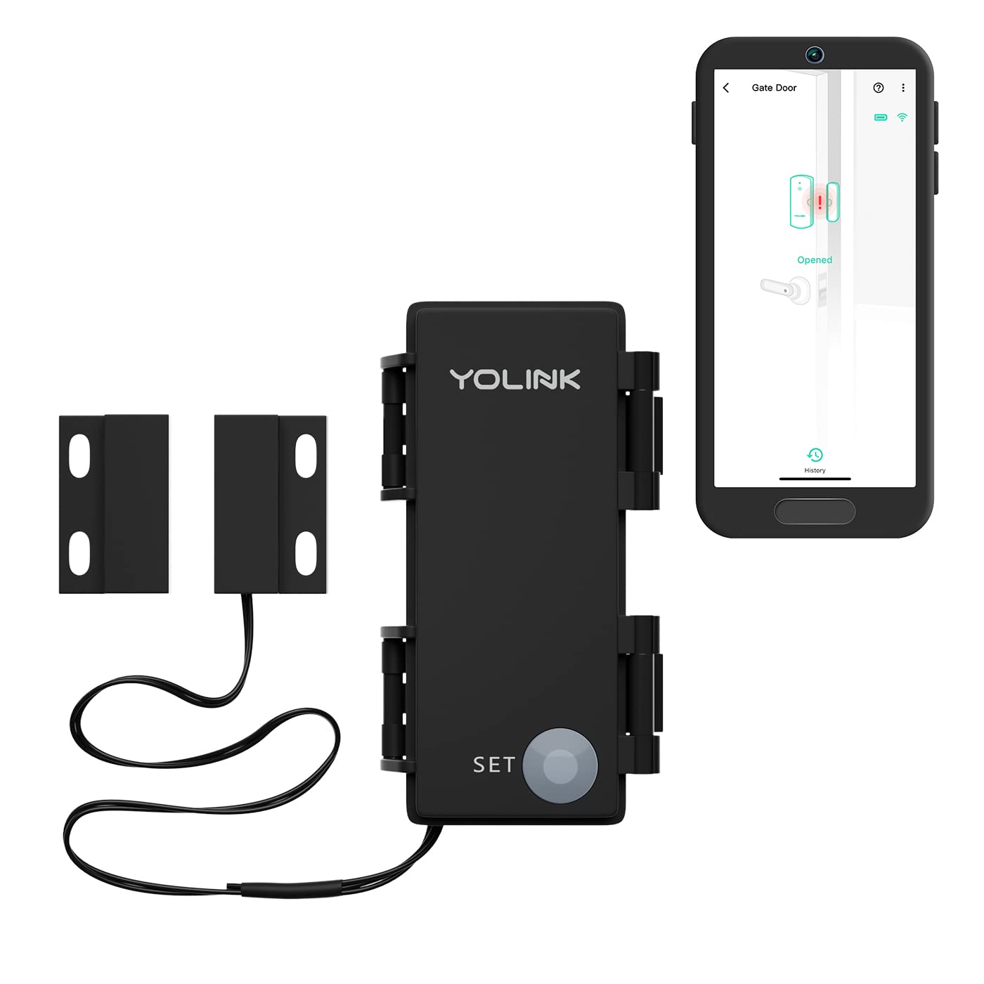 YOLINK Sensor de Contacto Inteligente para Exteriores LoRa