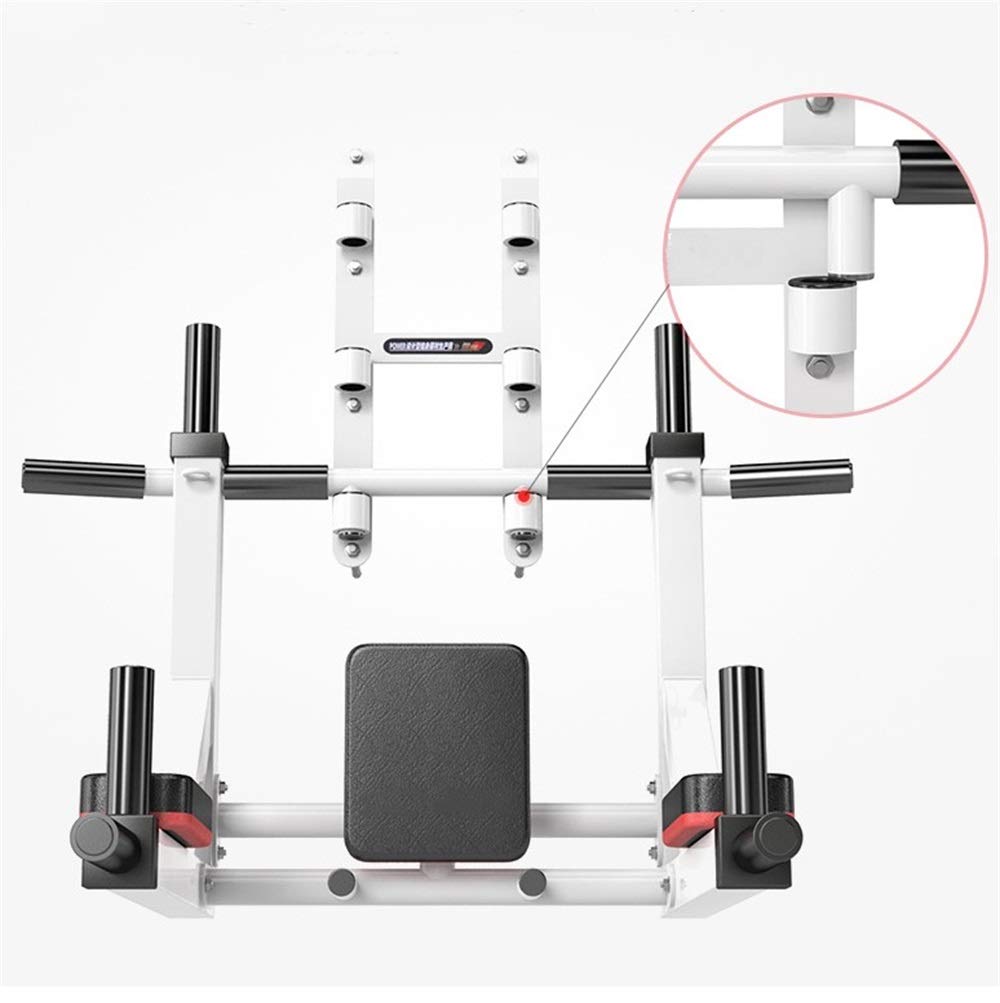 Barra de dominadas y estación de fondos de pared HAKENO (Soporta 800 lbs)