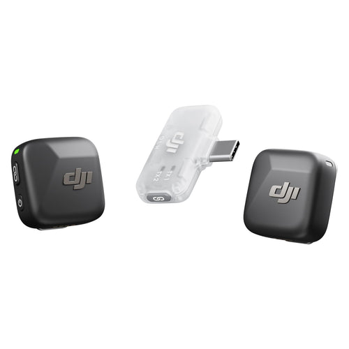 DJI Micrófono Inalámbrico Lavalier Mic Mini (2 Transmisores + 1 Receptor Móvil)