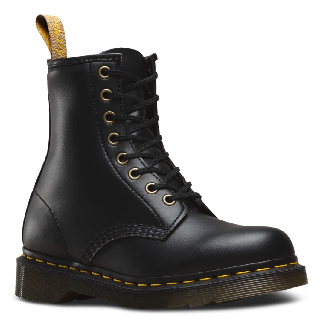 Dr. Martens Unisex Vegan 1460 8 Eye Boot, Black Felix Rub Off