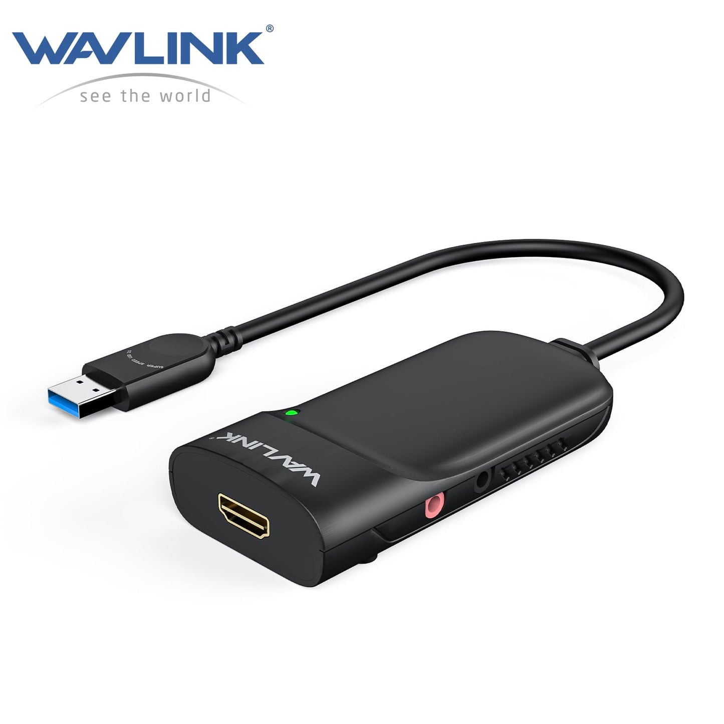 WAVLINK Adaptador de Video Universal USB 3.0/USB C a HDMI