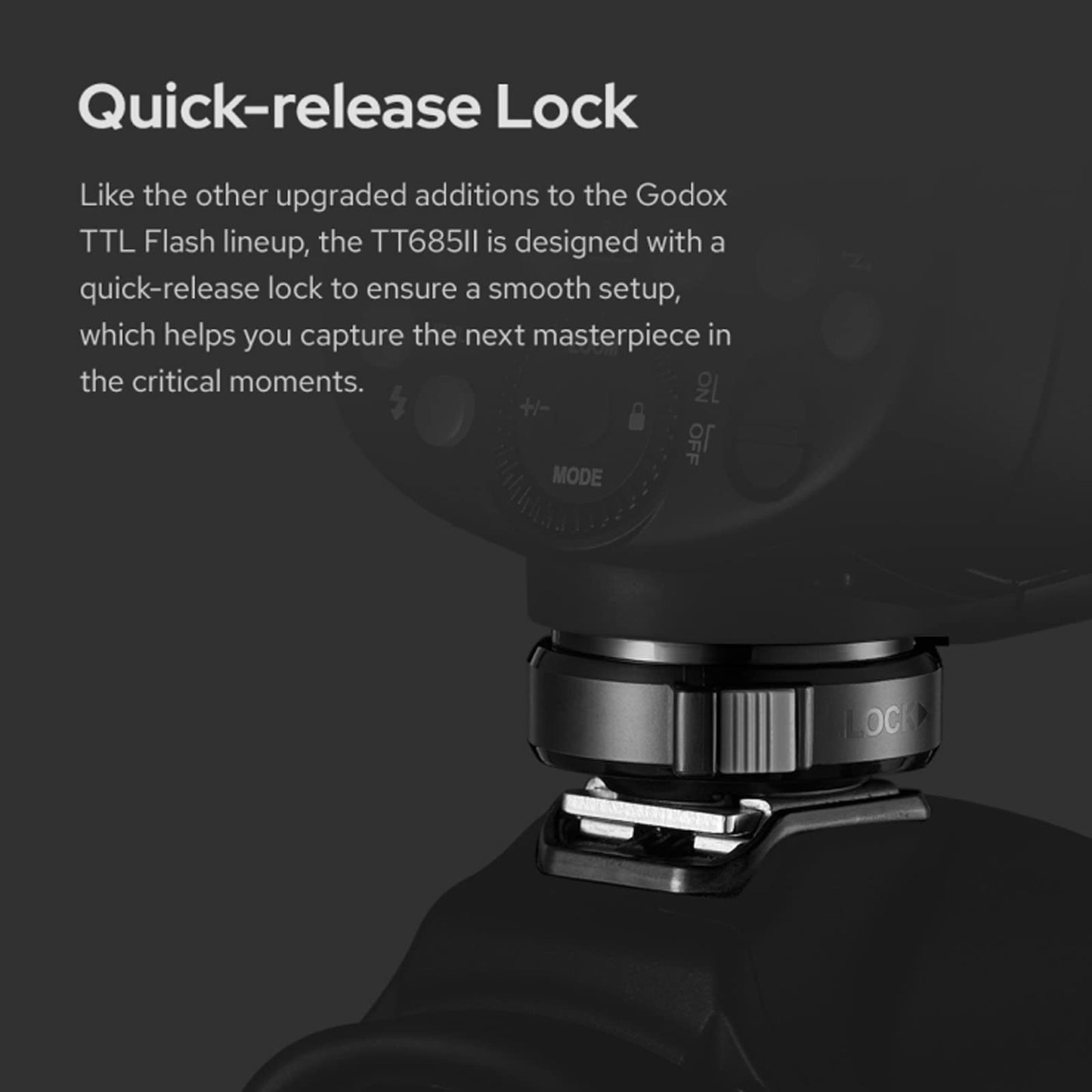 Godox Flash Speedlight TTL TT685II-O (Olympus/Panasonic)