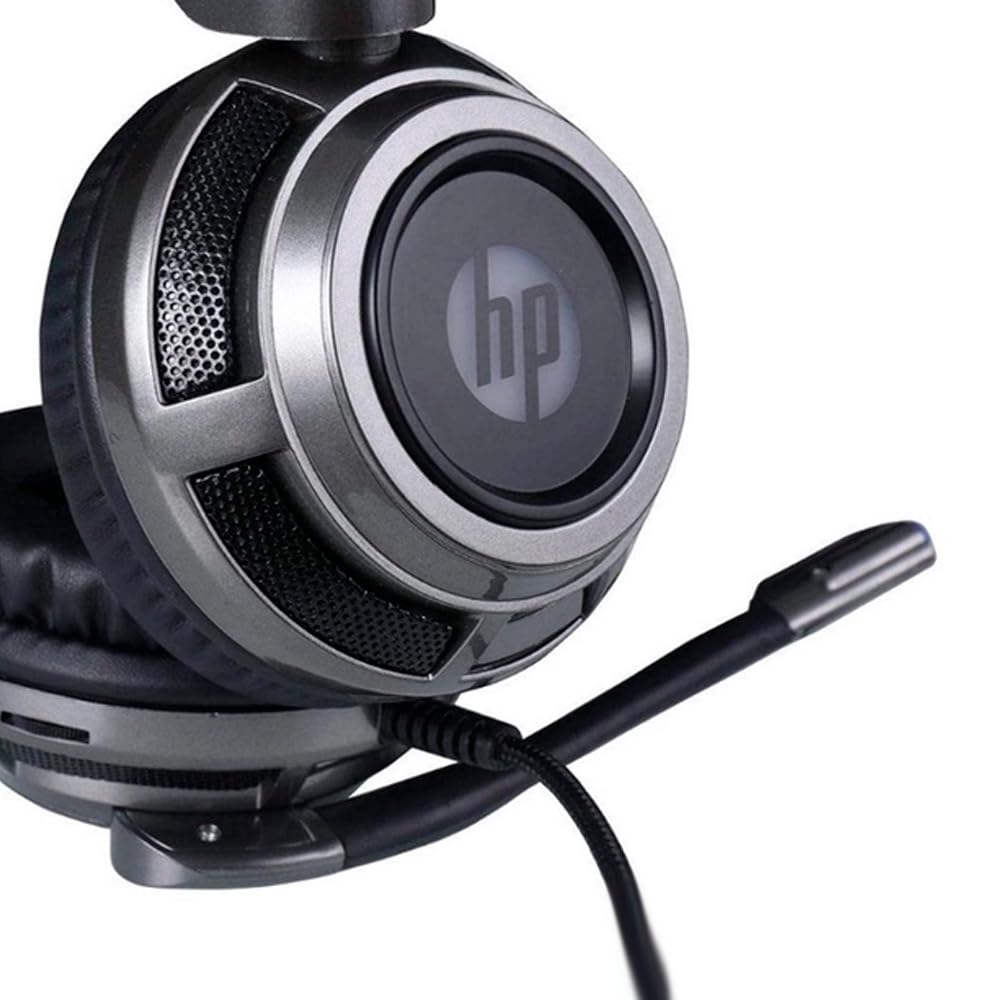 HP Headset Gamer, Black 1 P2+USB H200, Drive 50mm, LED, 8AA04AA
