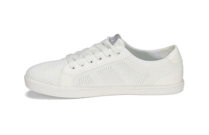Xero Shoes Women's Dillon Lace-Up Barefoot Classic Sneaker, White