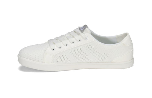 Xero Shoes Women's Dillon Lace-Up Barefoot Classic Sneaker, White