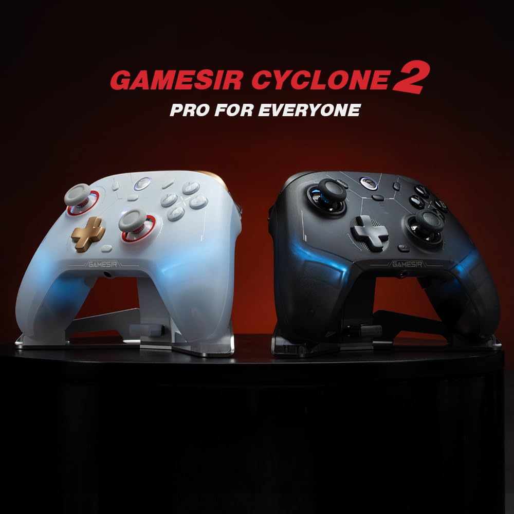GameSir Controlador Inalámbrico Cyclone 2 con Base de Carga (Renovado / Black)