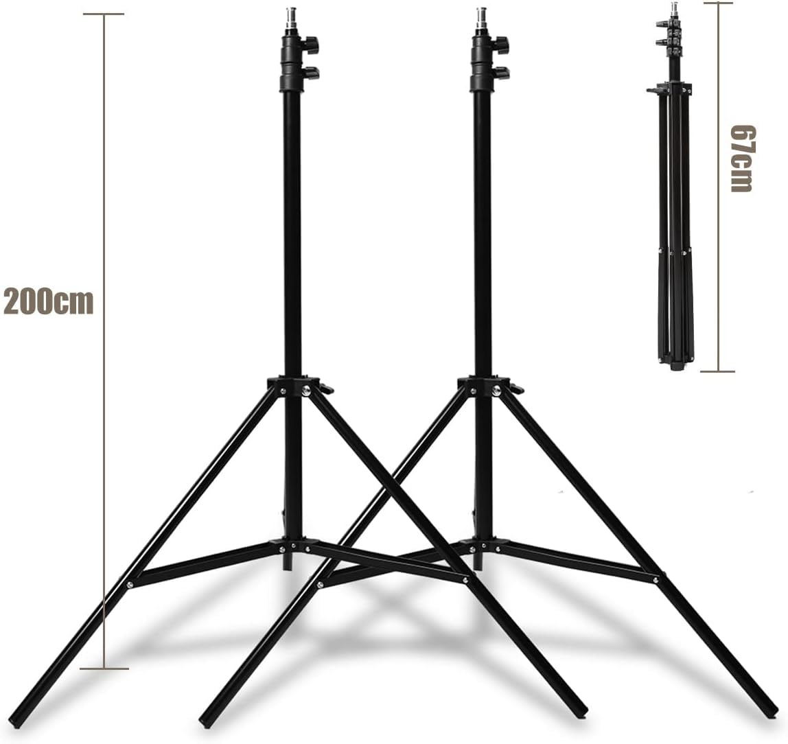Godox 750W Professional Studio Strobe Flash Light Kit, 3-Light Godox Strobe Lighting Kit for Photography, 3x250W 5600K Monolights with Strobe Trigger, Softbox, Light Stands, Boom Arm