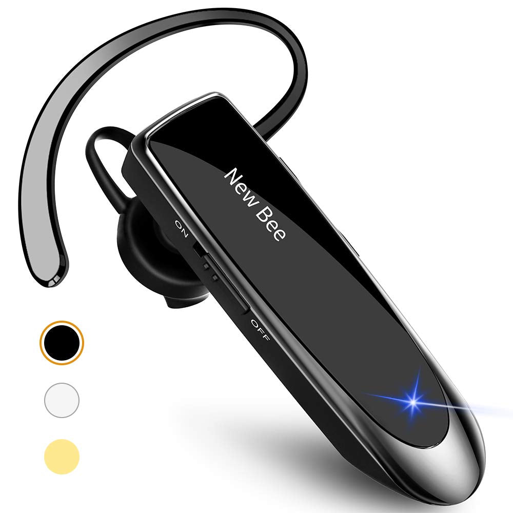 New Bee Auricular Inalámbrico Bluetooth V5.0 (Negro)