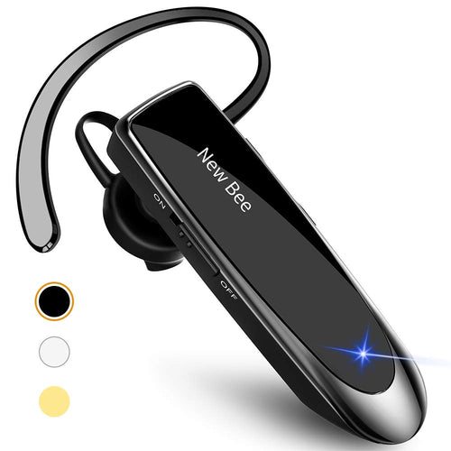 New Bee Auricular Inalámbrico Bluetooth V5.0 (Negro)