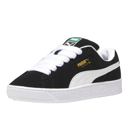 PUMA Mens Suede XL Shoes, Black White