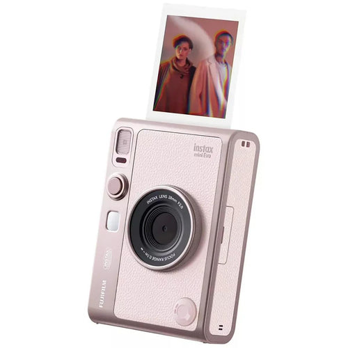 Fujifilm Cámara Instantánea Híbrida Instax Mini EVO (Pink)