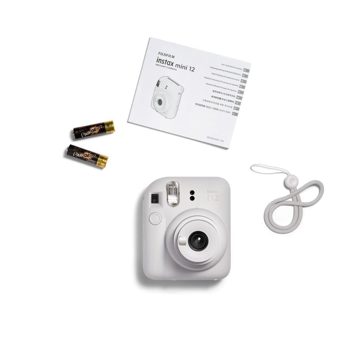 Fujifilm Instax Mini 12 Cámara Instantánea (Blanco Arcilla)