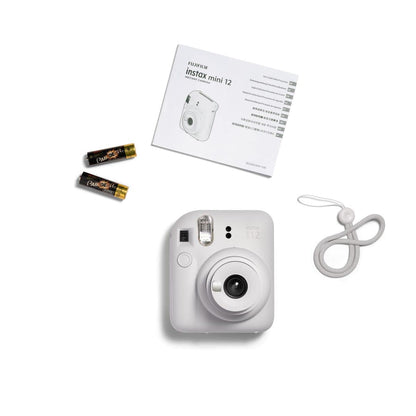 Fujifilm Instax Mini 12 Cámara Instantánea (Blanco Arcilla)