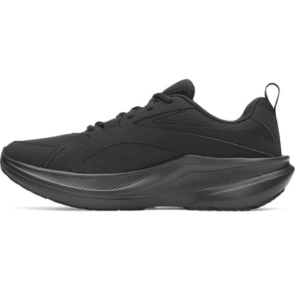 Under Armour Men's Charged+ Assert 11 Running Shoe, (002) Black/Black/Black, US