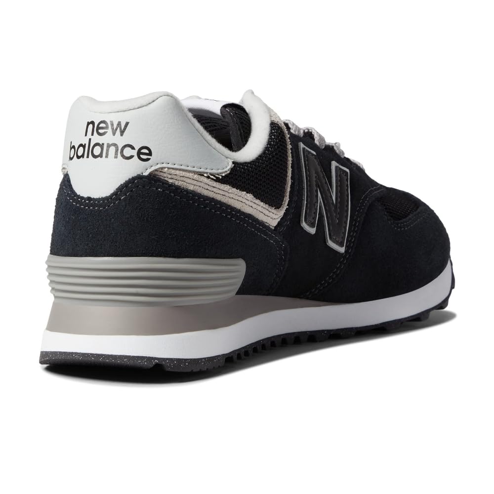 New Balance Women's 574 Core Sneaker, Black/NB White
