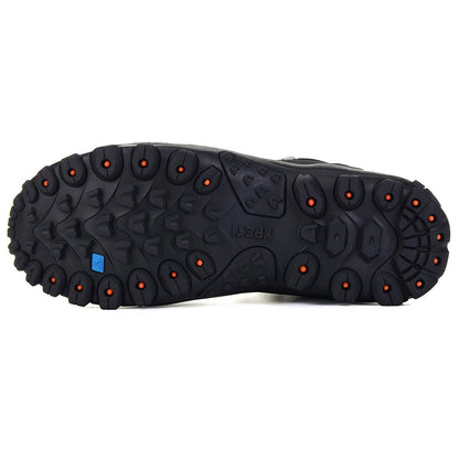 XPETI Men’s Thermator Mid-Rise Waterproof Hiking Boot Insulated Non-Slip Black 8