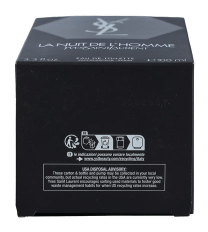 Yves Saint Laurent La Nuit De L'Homme para Hombre (3.3 oz / EDT Spray)
