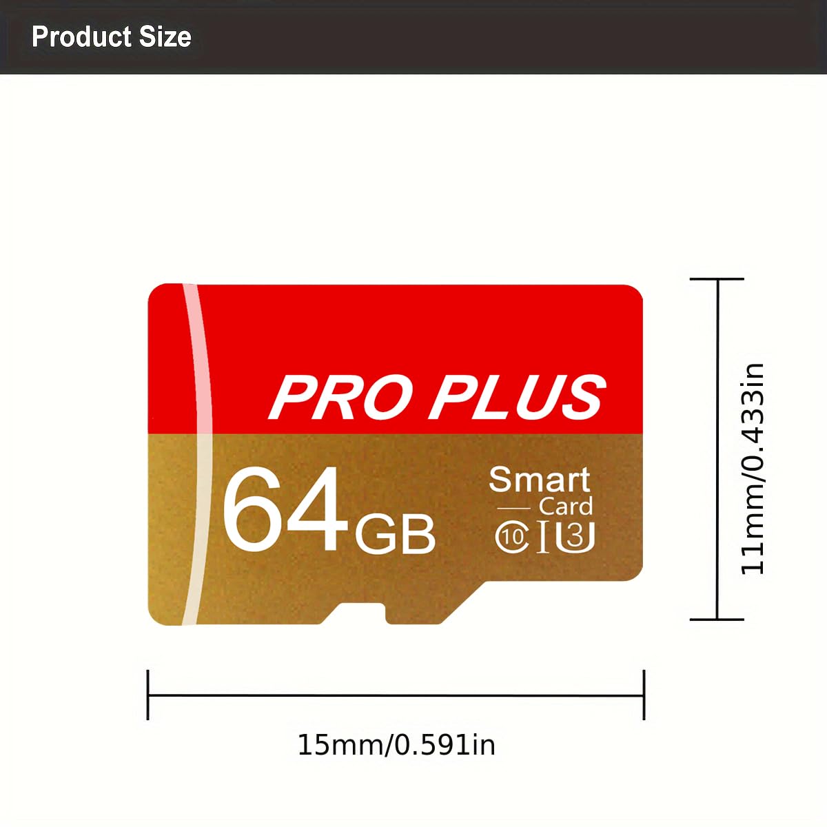 2 Pack Memory Card 64GB with Adapter, High Speed TF Card, UHS-I C10 A1 Memory TF Card for Tablet/Mobile Phone/Camera/Car Audio/Game Console (TF162 Red Gold 64GB)