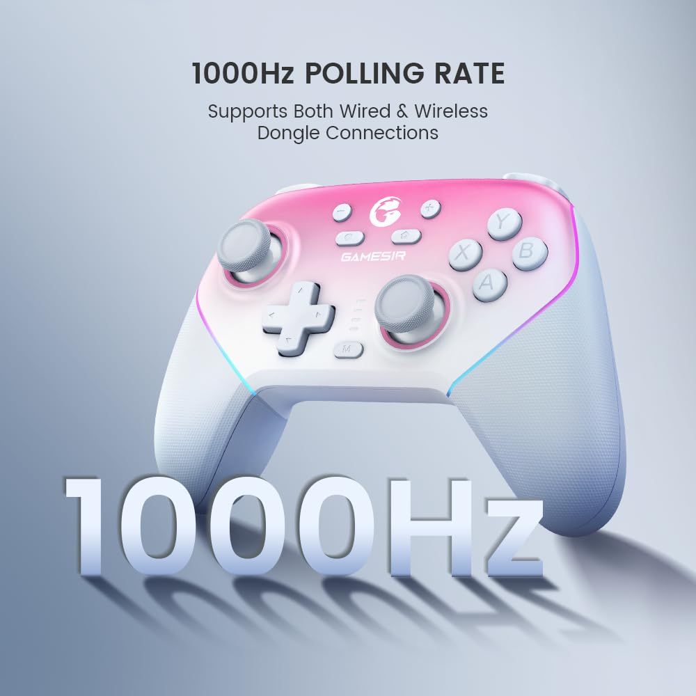 GameSir Super Nova Control Inalámbrico para Juegos (Rosa)
