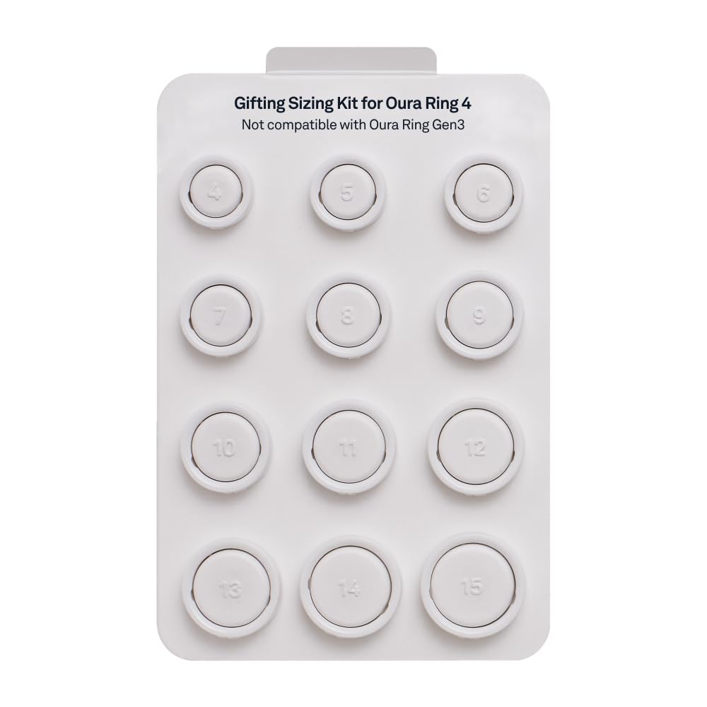 Oura Kit de Tamaño para Regalo de Anillo Inteligente Ring 4