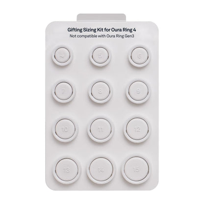 Oura Kit de Tamaño para Regalo de Anillo Inteligente Ring 4